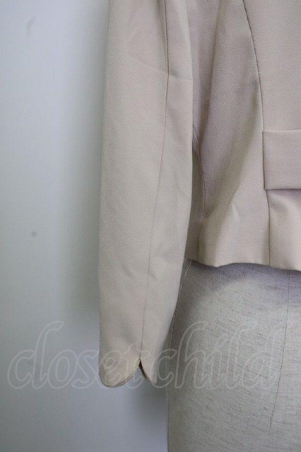 画像4: axes femme / パールボタンジャケット  ピンク T-26-02-02-003-AX-JA-SA-ZT (4)