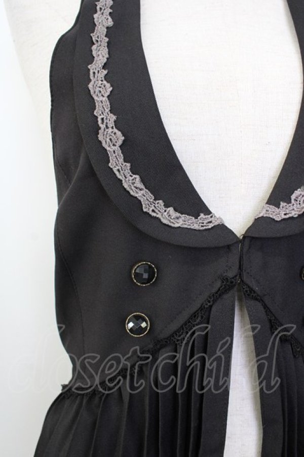 画像5: axes femme / ホルターロングベスト  黒 T-26-02-02-007-AX-TO-SA-ZT (5)