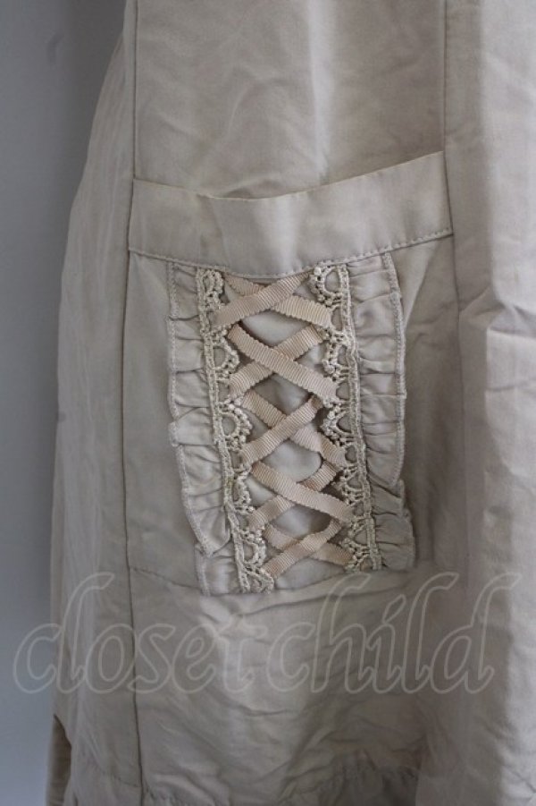 画像4: axes femme / 薔薇釦ライトジャケット  ベージュ T-26-02-02-010-AX-CO-SA-ZT (4)