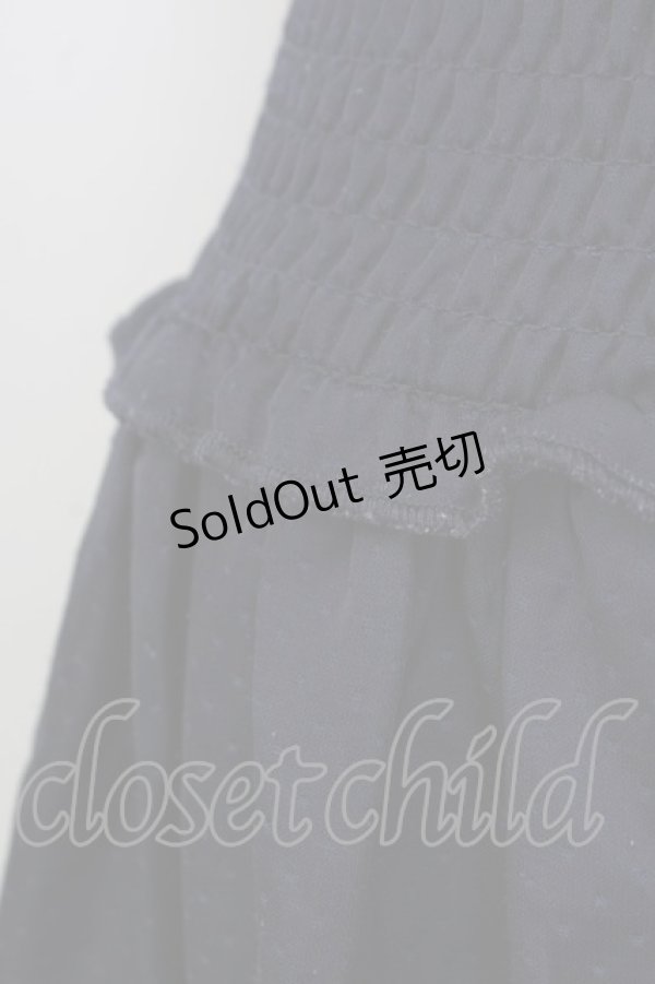 画像4: axes femme / ドットシャーリングスカート M ネイビー T-26-02-02-015-AX-SK-SA-ZT (4)