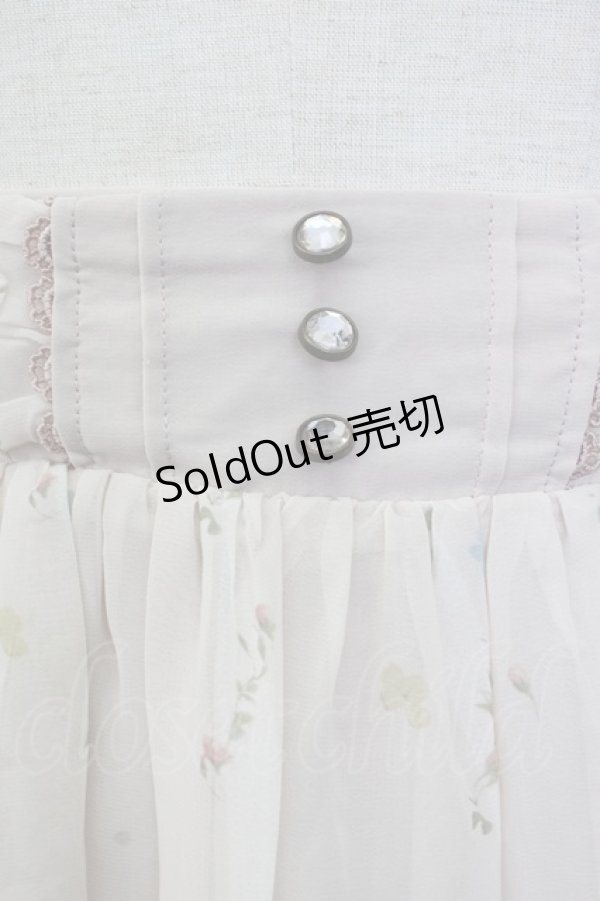 画像4: axes femme / 転写風花柄スカート M ピンク T-26-02-02-016-AX-SK-SA-ZT579 (4)