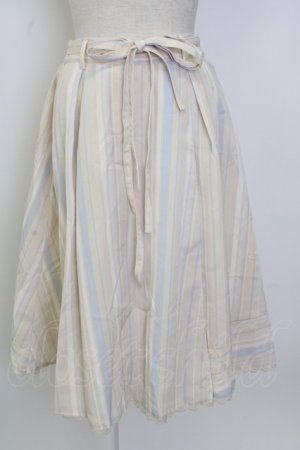 画像: axes femme / ストライプスカート M イエロー T-26-02-02-017-AX-SK-SA-ZT