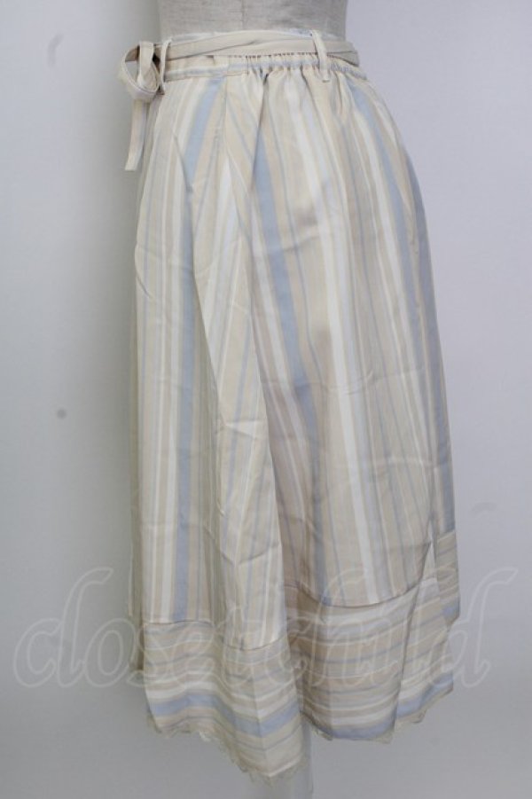 画像3: axes femme / ストライプスカート M イエロー T-26-02-02-017-AX-SK-SA-ZT (3)