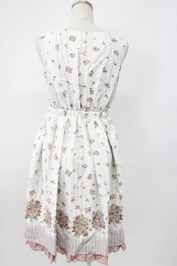 画像2: axes femme / ロマンティックプリントワンピース M キナリ T-26-02-03-021-0-OP-SA-ZT (2)