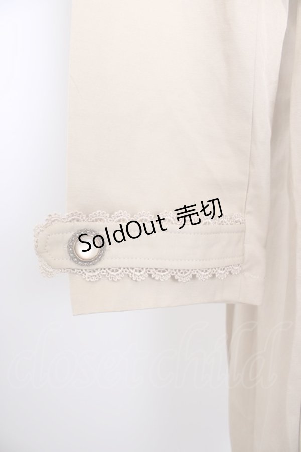 画像4: axes femme / 刺繍入りトレンチコート M ベージュ T-26-02-03-024-AX-CO-SA-ZTC068 (4)