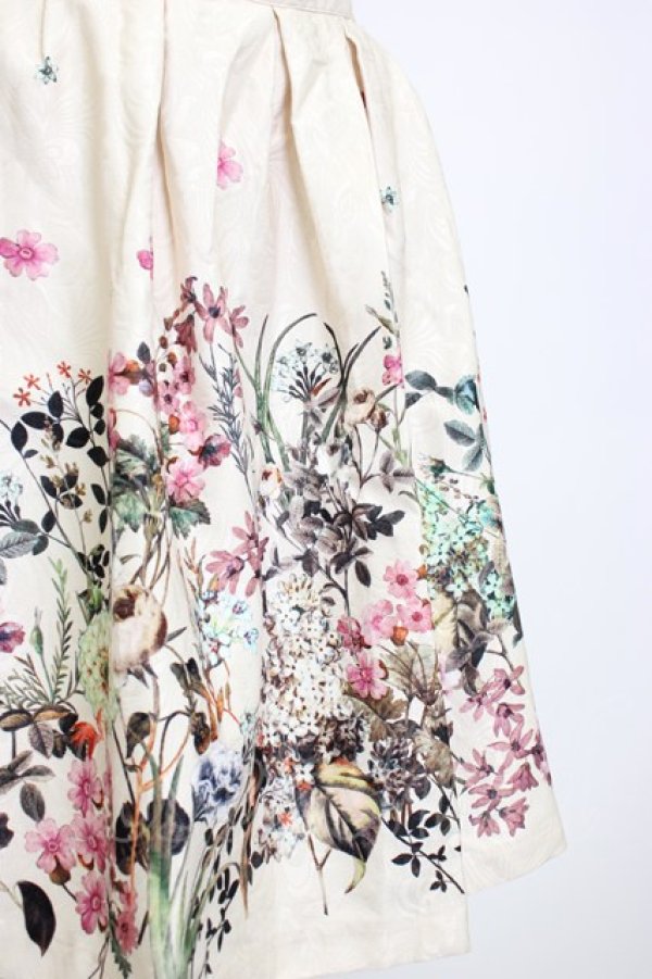 画像3: axes femme / ジャカードプリントスカート M アイボリー T-26-02-03-026-AX-SK-SA-ZT (3)