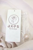 画像4: axes femme POETIQUE / 襟花刺繍ブラウス M アワピンク T-26-02-03-009-AX-BL-SA-ZT (4)
