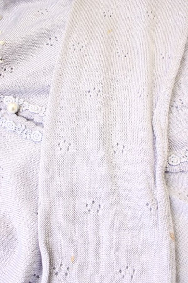 画像4: axes femme / パール×ビジュー付きボレロ  ラベンダー T-26-02-03-014-AX-TO-SA-ZT (4)