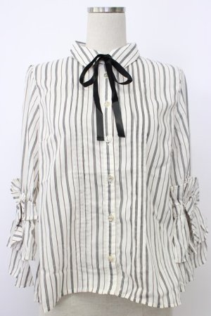 画像: axes femme POETIQUE / ボリューム袖ブラウス M キナリ T-26-02-03-002-AX-BL-SA-ZT