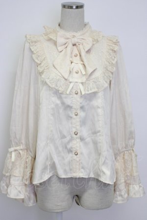 画像: axes femme kawaii / ロココ姫袖ブラウス  アイボリー T-26-02-04-001-AX-BL-SA-ZT