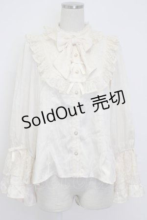 画像: axes femme kawaii / ロココ姫袖ブラウス  アイボリー T-26-02-04-001-AX-BL-SA-ZT579