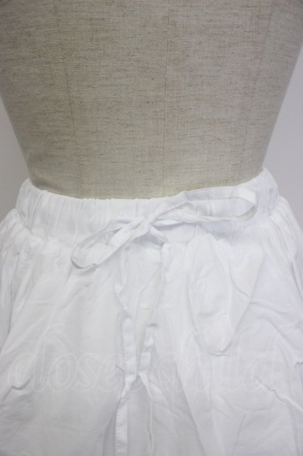 画像3: Chalmiere / クラシックコットンスカート M ホワイト T-26-02-04-018-0-SK-SA-ZT (3)