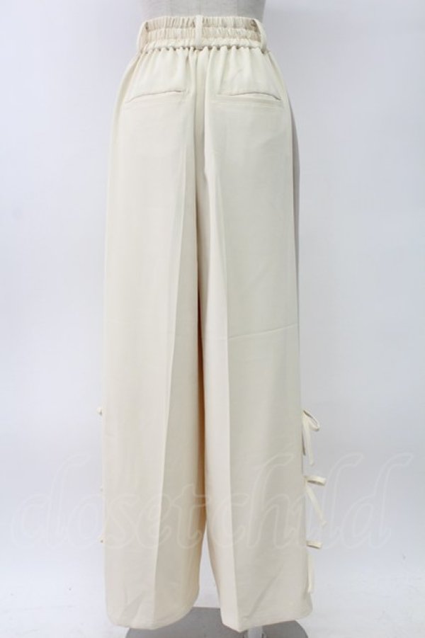 画像2: axes femme / サイドラインパンツ  アイボリー T-26-02-04-021-AX-PA-SA-ZT (2)