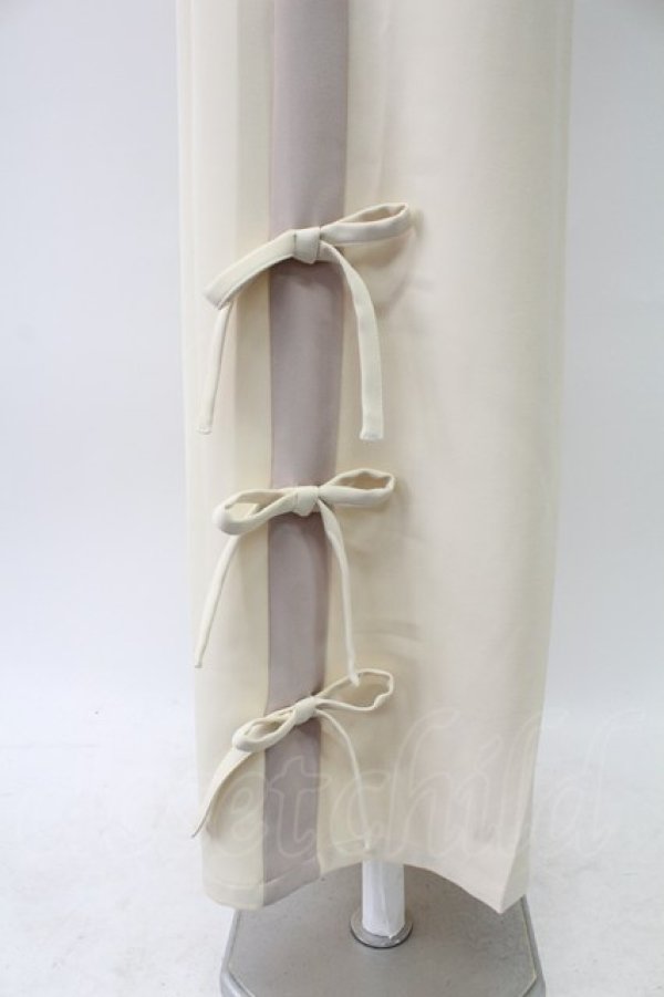 画像4: axes femme / サイドラインパンツ  アイボリー T-26-02-04-021-AX-PA-SA-ZT (4)