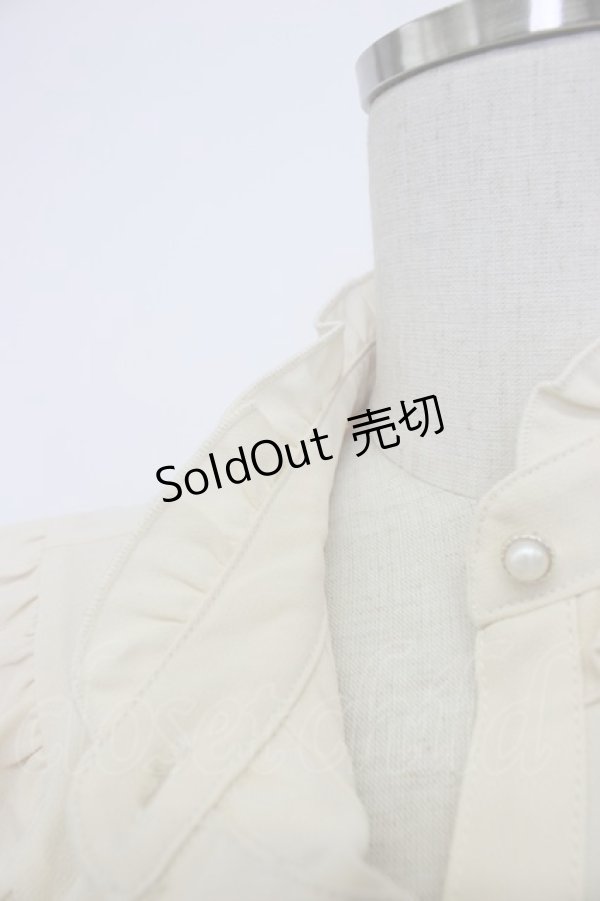 画像6: axes femme kawaii / フリルリボンハイネックブラウス  アイボリー T-26-02-04-002-AX-BL-SA-ZT579 (6)