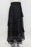 画像3: axes femme / レースロングスカート  黒 T-26-02-04-026-AX-SK-SA-ZT (3)