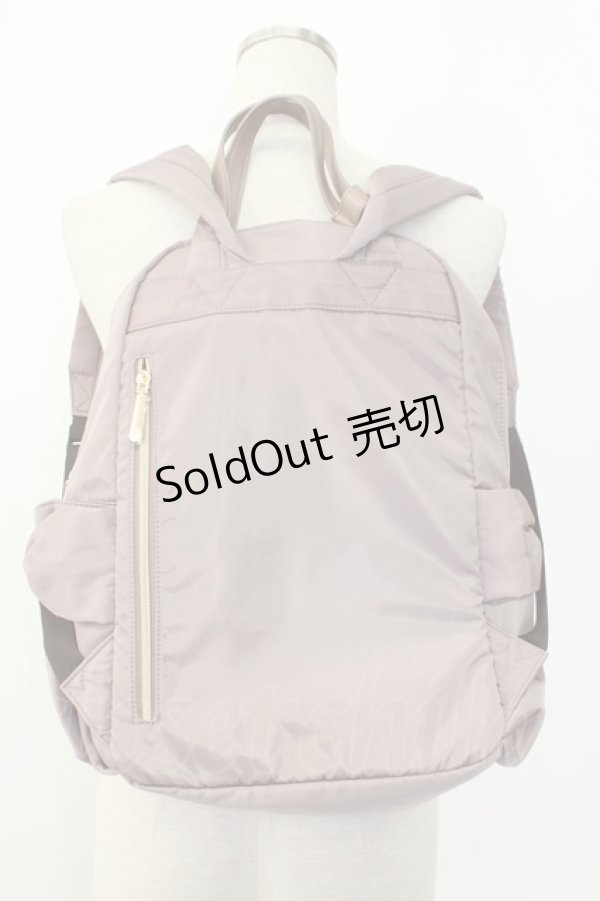 画像2: m petit by misako / AMリボンチャームツキリュック  濃紫 T-26-02-04-029-LO-BG-SA-ZT (2)