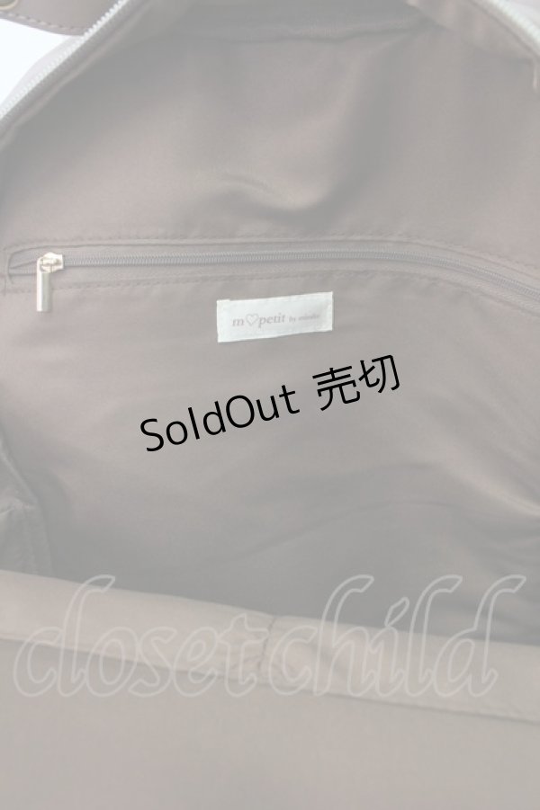 画像6: m petit by misako / AMリボンチャームツキリュック  濃紫 T-26-02-04-029-LO-BG-SA-ZT (6)