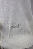 画像4: MILK / 透かしリボンニットカーディガン  アイボリー T-26-02-04-003-ML-TO-SA-ZT (4)