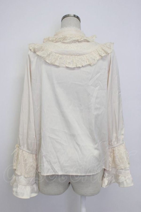 画像2: axes femme kawaii / ロココ姫袖ブラウス  アイボリー T-26-02-04-001-AX-BL-SA-ZT (2)