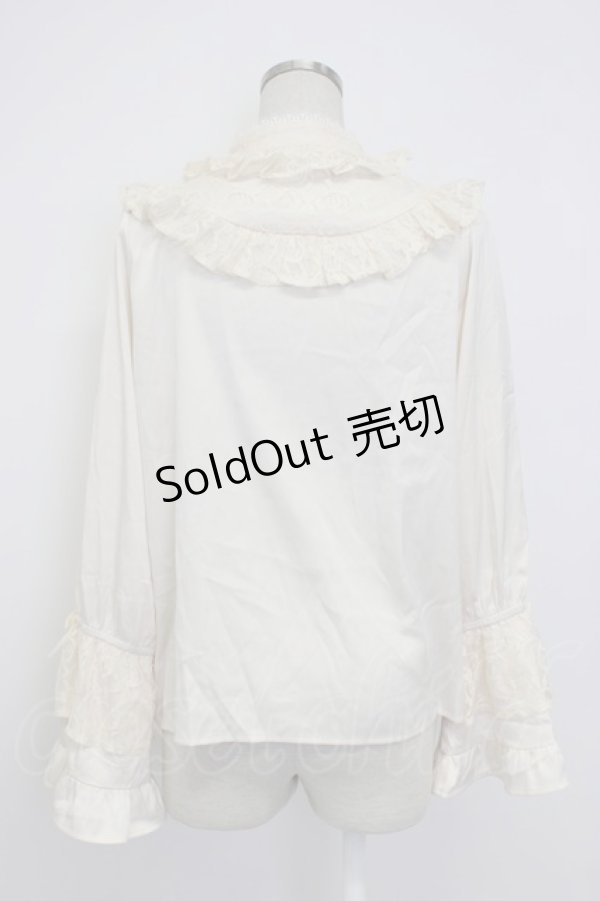 画像2: axes femme kawaii / ロココ姫袖ブラウス  アイボリー T-26-02-04-001-AX-BL-SA-ZT579 (2)