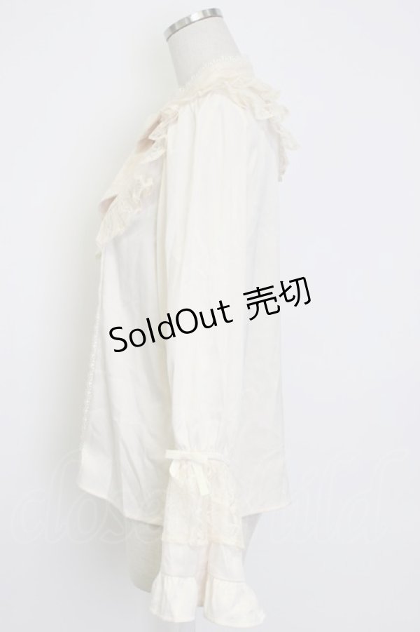 画像3: axes femme kawaii / ロココ姫袖ブラウス  アイボリー T-26-02-04-001-AX-BL-SA-ZT579 (3)