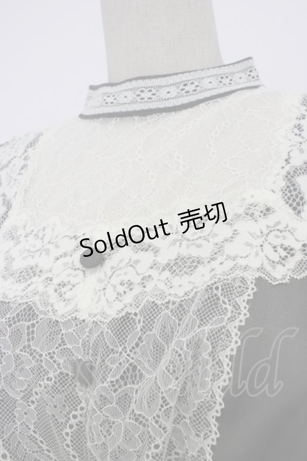 画像7: axes femme / ヴィンテージサテンブラウス M グレー T-26-02-04-007-AX-BL-SA-ZT (7)