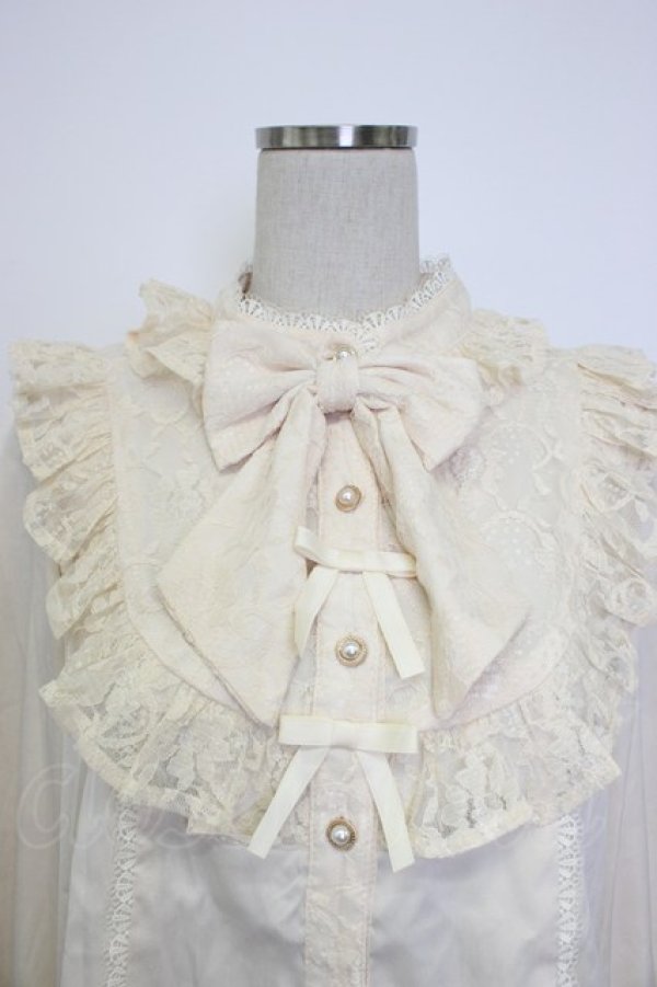 画像4: axes femme kawaii / ロココ姫袖ブラウス  アイボリー T-26-02-04-001-AX-BL-SA-ZT (4)