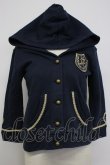 画像1: MILK / エンブレムワッペンフードカーディガン  ネイビー T-26-02-04-009-ML-TO-SA-ZT (1)