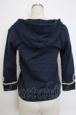 画像2: MILK / エンブレムワッペンフードカーディガン  ネイビー T-26-02-04-009-ML-TO-SA-ZT (2)