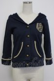 画像5: MILK / エンブレムワッペンフードカーディガン  ネイビー T-26-02-04-009-ML-TO-SA-ZT (5)