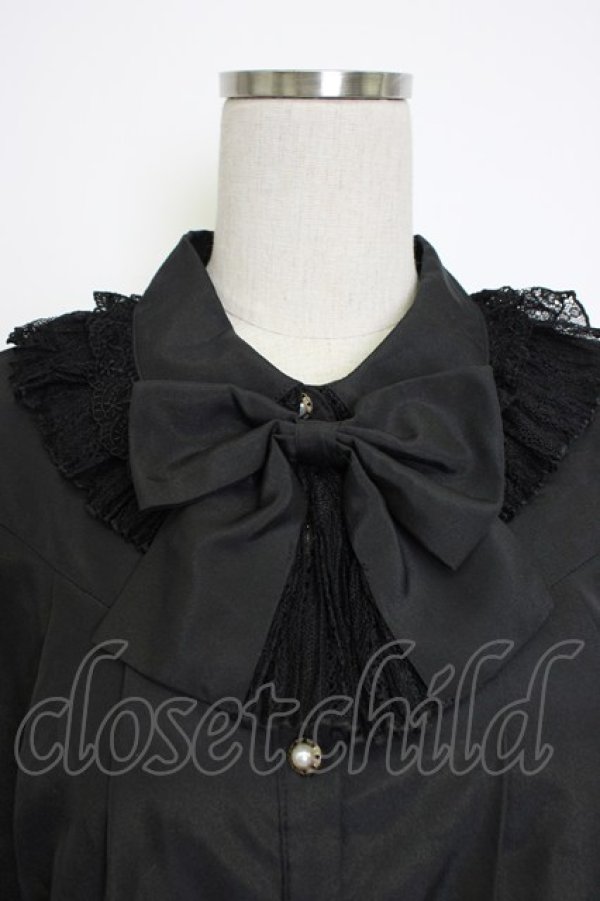 画像5: axes femme kawaii / プリエールフリルブラウス  黒 T-26-02-04-011-AX-BL-SA-ZT (5)