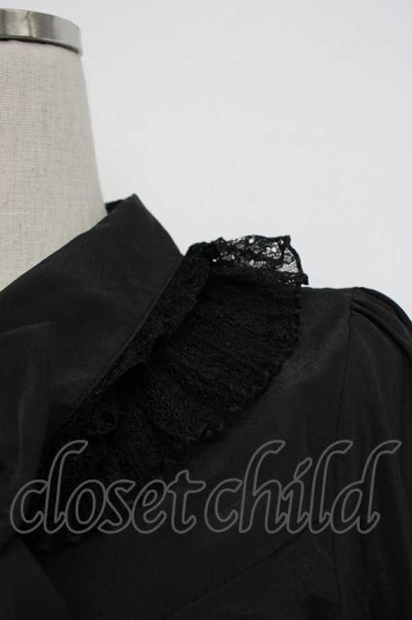 画像6: axes femme kawaii / プリエールフリルブラウス  黒 T-26-02-04-011-AX-BL-SA-ZT (6)