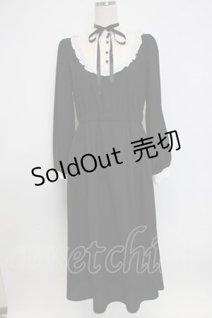 画像: axes femme / ブロッキングワンピース M ブラック T-26-02-04-013-AX-OP-SA-ZT