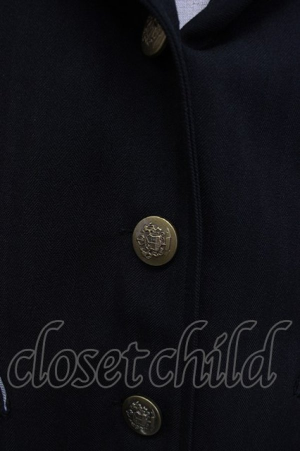 画像7: axes femme POETIQUE / レース襟ロングベスト M ブラック T-26-02-04-014-AX-TO-SA-ZT (7)