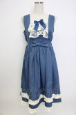 画像1: axes femme kawaii / オリビアジャンパースカート M ブルー T-26-02-04-017-AX-OP-SA-ZT (1)
