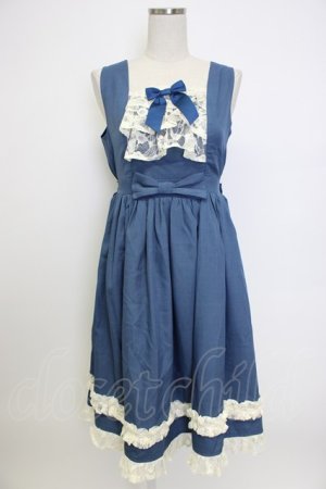 画像: axes femme kawaii / オリビアジャンパースカート M ブルー T-26-02-04-017-AX-OP-SA-ZT