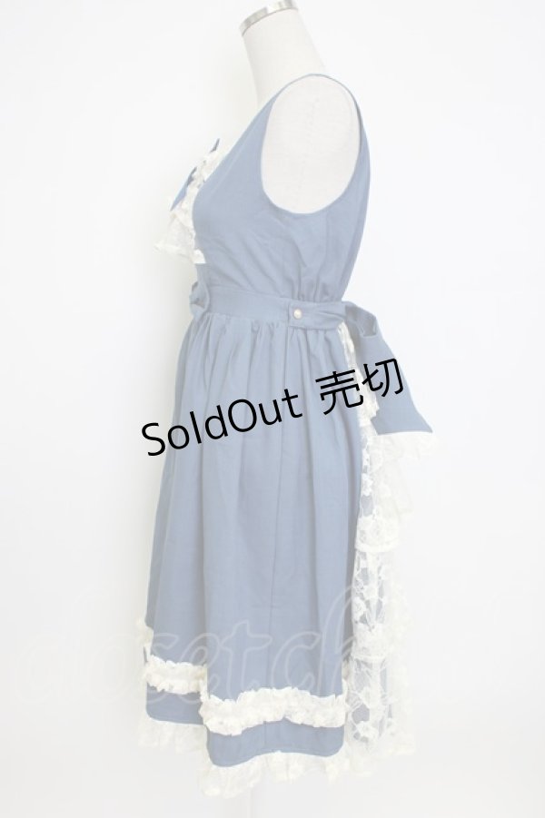 画像3: axes femme kawaii / オリビアジャンパースカート M ブルー T-26-02-04-017-AX-OP-SA-ZH (3)