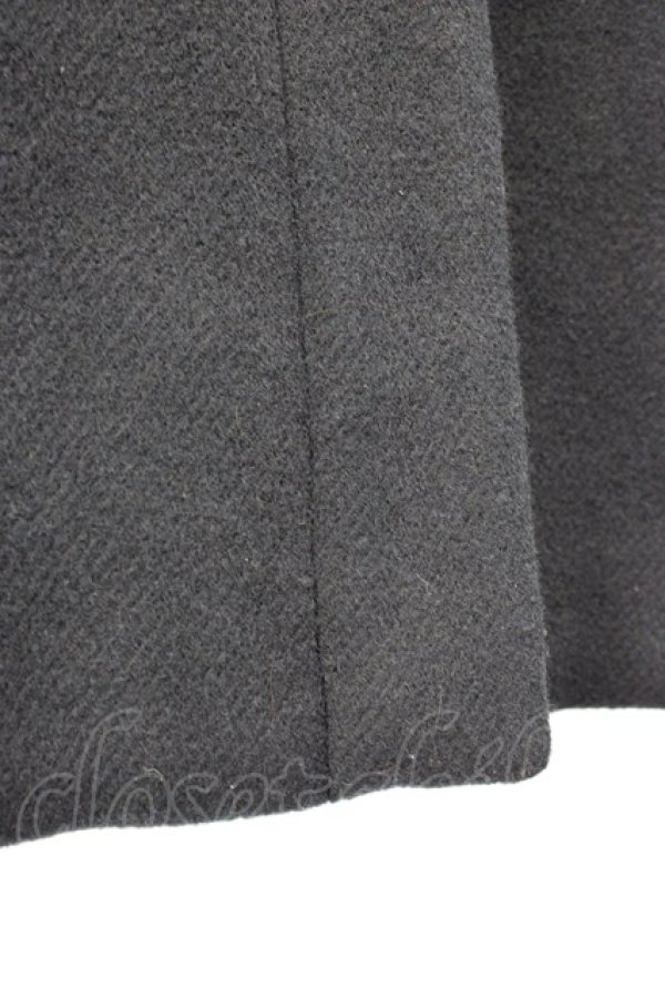 画像10: LODISPOTTO / フロント3つリボンファーフードコート  黒Ｘブラウン T-26-02-05-001-LO-CO-SA-ZT (10)