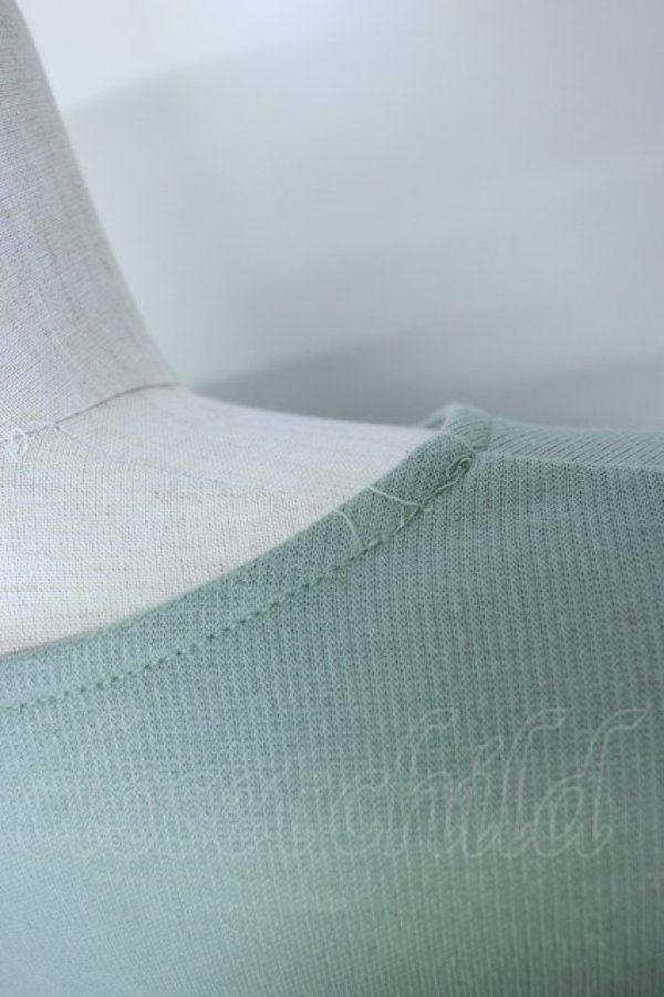 画像5: axes femme / アシンメトリーデザインプルオーバー M グリーン T-26-02-05-020-AX-TO-SA-ZT (5)