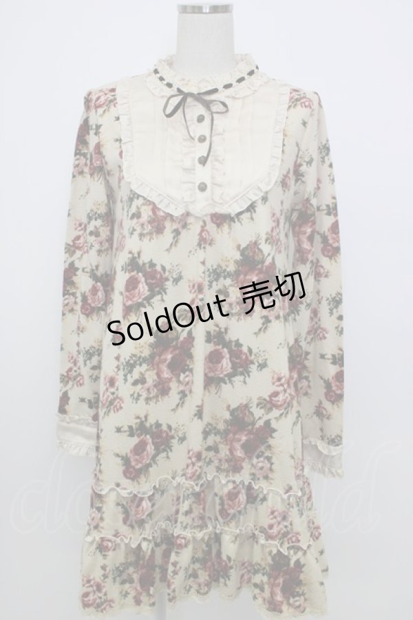 画像1: axes femme / ヨーク切り替えワンピース M ベージュ T-26-02-05-025-AX-OP-SA-ZT594 (1)