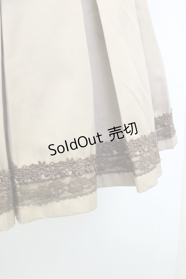 画像4: axes femme / 裾レースプリーツキュロット M ベージュ T-26-02-05-027-AX-PA-SA-ZT594 (4)