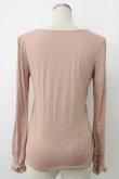 画像2: axes femme / リボンデザインインナープルオーバー M ピンク T-26-02-05-012-AX-TO-SA-ZT (2)