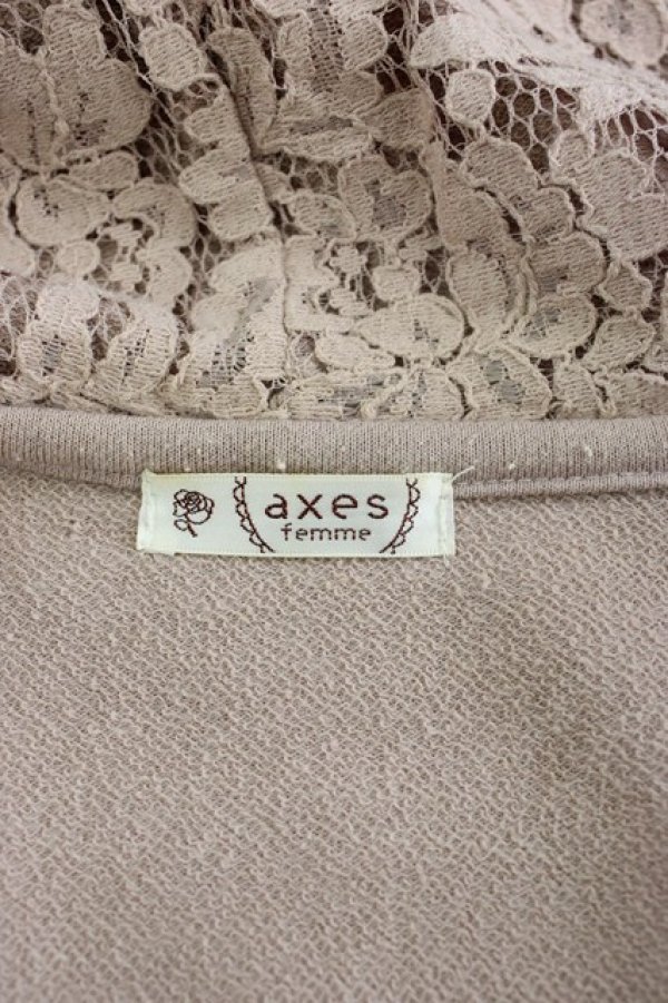 画像7: axes femme / ショートパーカージャケット M ピンク T-26-02-05-013-AX-TO-SA-ZT (7)