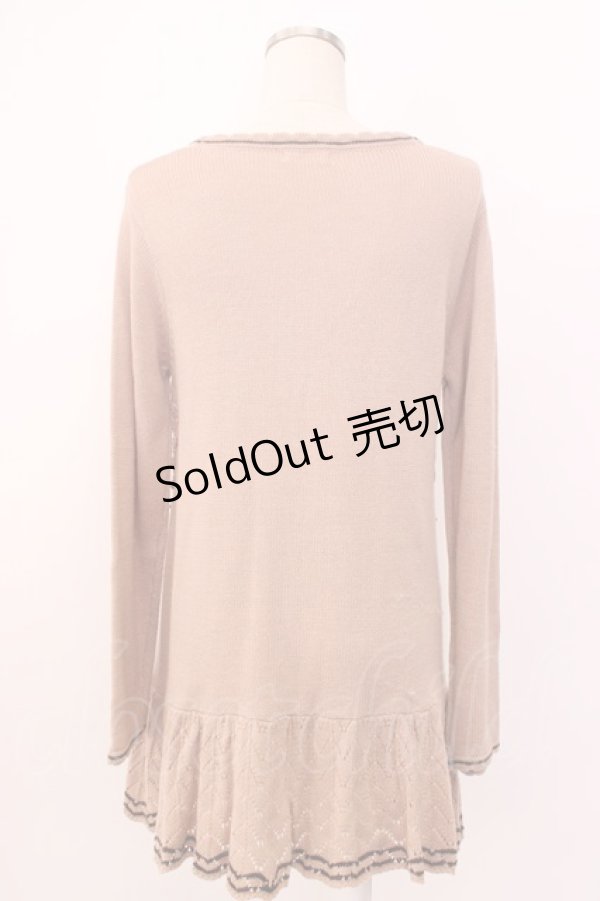 画像2: axes femme / サイドリボンニットカーディガン M ピンク T-26-02-05-014-AX-TO-SA-ZT (2)