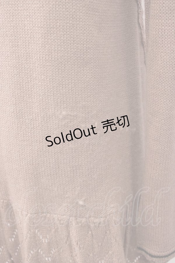 画像5: axes femme / サイドリボンニットカーディガン M ピンク T-26-02-05-014-AX-TO-SA-ZT (5)