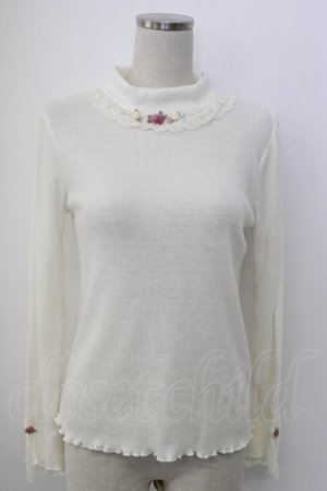 画像: axes femme / バラレースインナー M ホワイト T-26-02-05-018-AX-TO-SA-ZT