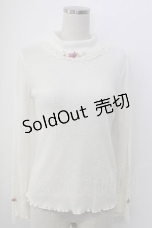 画像: axes femme / バラレースインナー M ホワイト T-26-02-05-018-AX-TO-SA-ZT