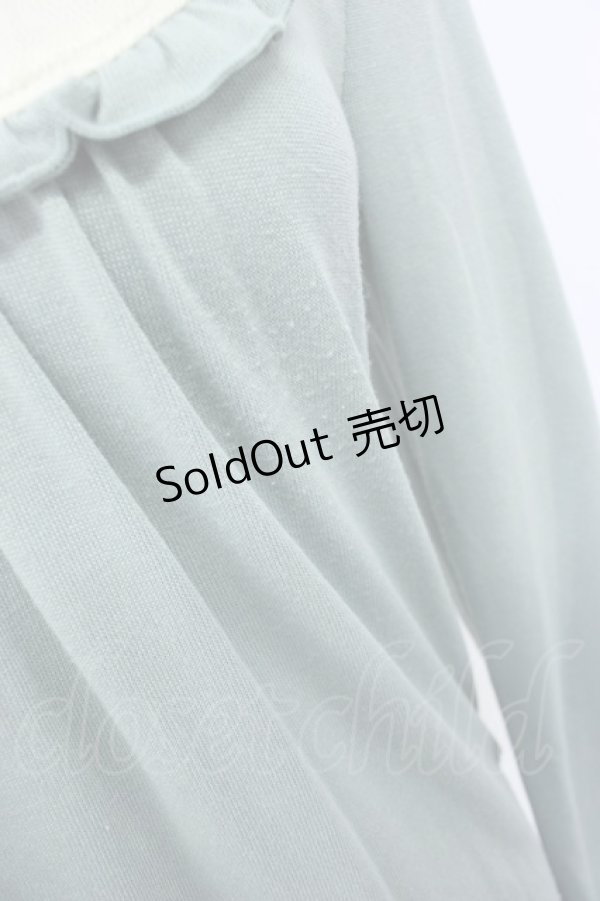 画像5: axes femme / チュールヨークプルオーバー M グリーン T-26-02-05-019-AX-TO-SA-ZT (5)