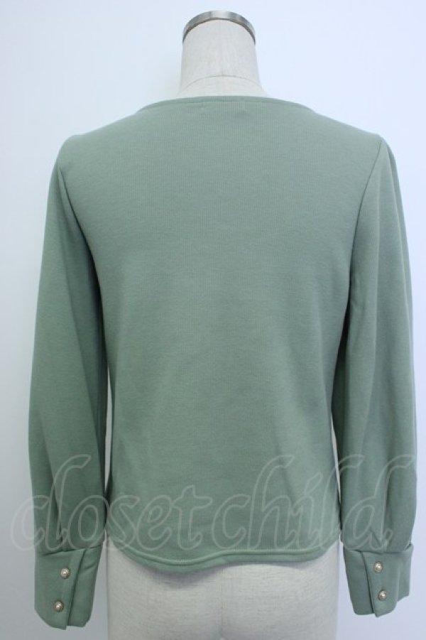画像2: axes femme / アシンメトリーデザインプルオーバー M グリーン T-26-02-05-020-AX-TO-SA-ZT (2)